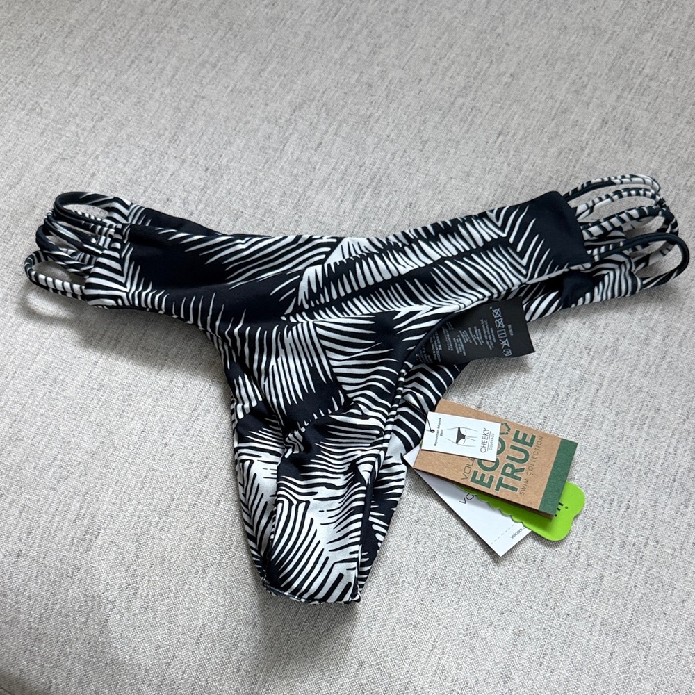Volcom Leaf Print Bikini Bottom